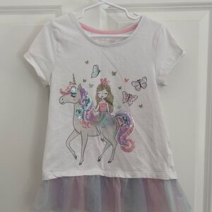 Cynthia Rowley White and Pink Unicorn Kids Matching Set